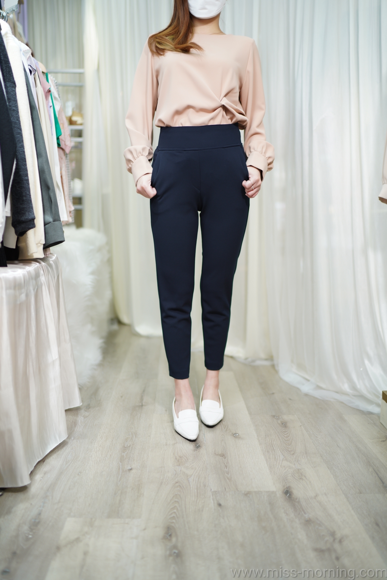 全條彈彈包腩褲(33483)