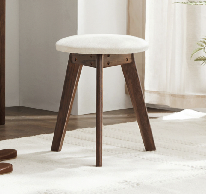 聖羅莎胡桃梳妝凳 SLS-A1132