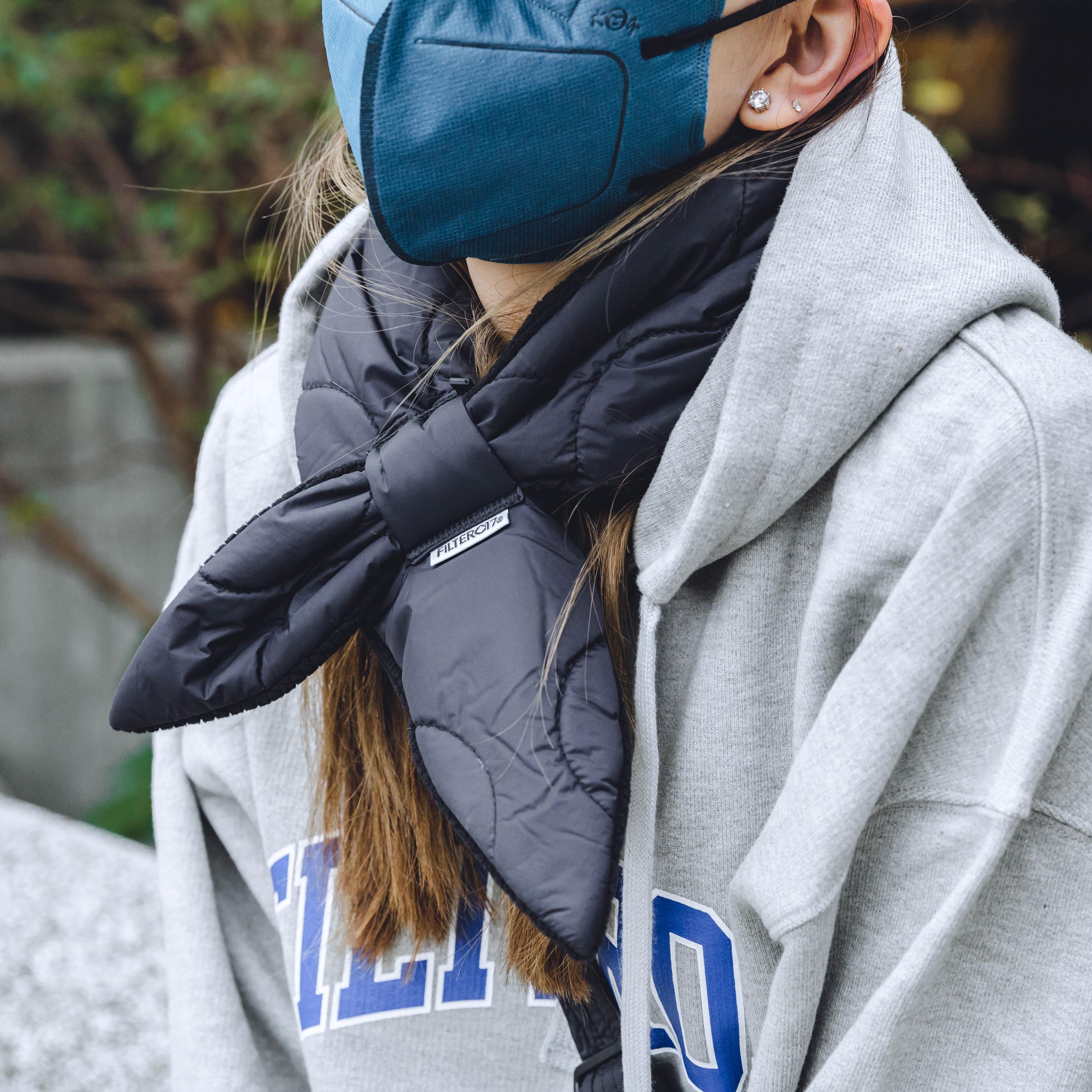 衍縫 鋪棉 機能 領巾Filter017 Padded Neck Scarf【Filter017-5125】