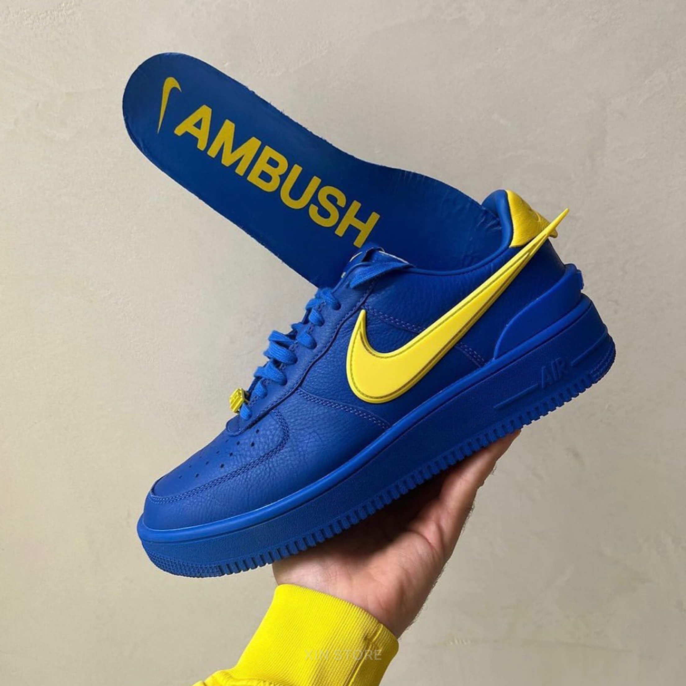 Nike Air Force 1 x Ambush 低筒聯名繽紛皮革綠黃