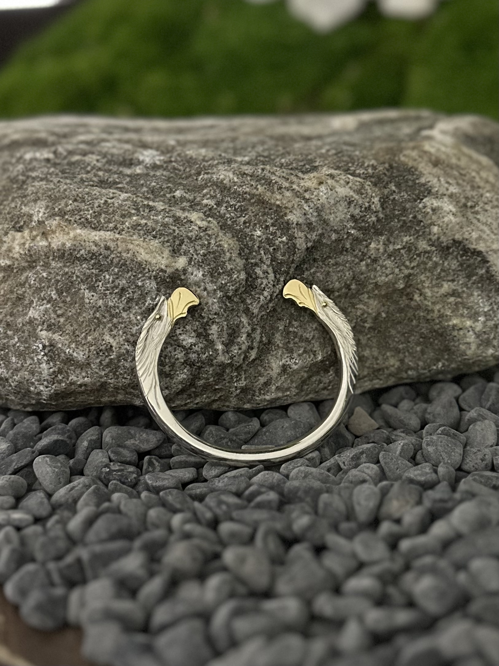 Eiki Eagle Face Bangle 四目鷹鈪