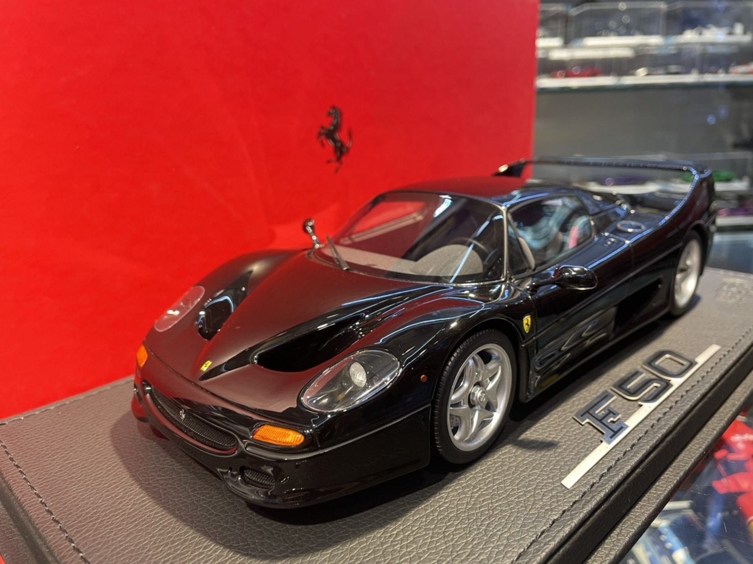 BBR P18189C Ferrari F50 Coupe 1995 黑色1/18 (樹酯車)