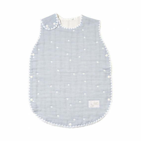 日本製 10Mois 6重紗睡袋 嬰童版-藍色