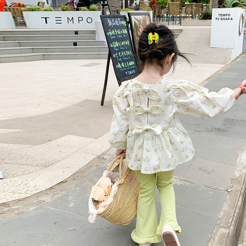 蝴蝶結兔子娃娃衫