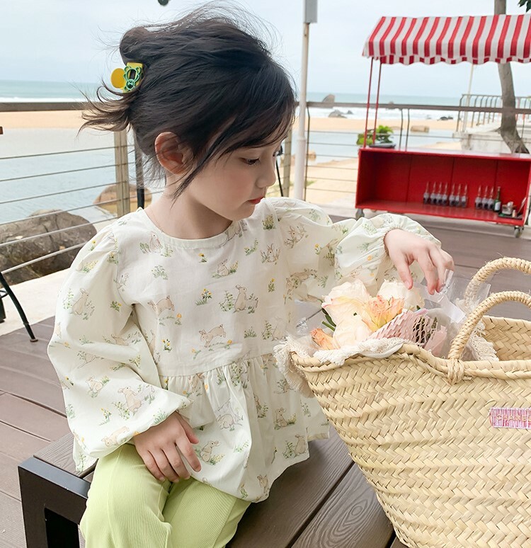 蝴蝶結兔子娃娃衫