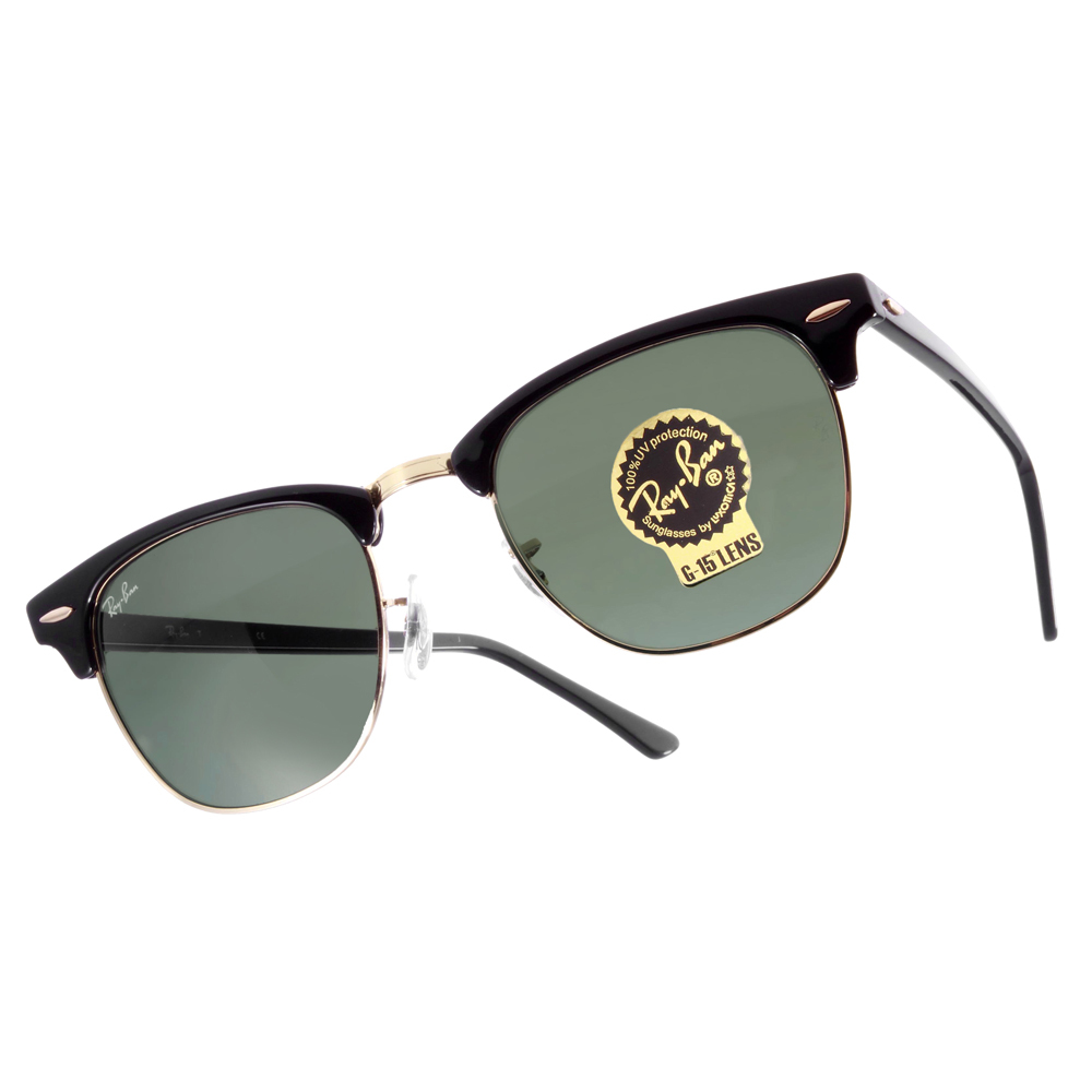 【RayBan】RB3016 W0365-51mm 人氣經典眉框太陽眼鏡