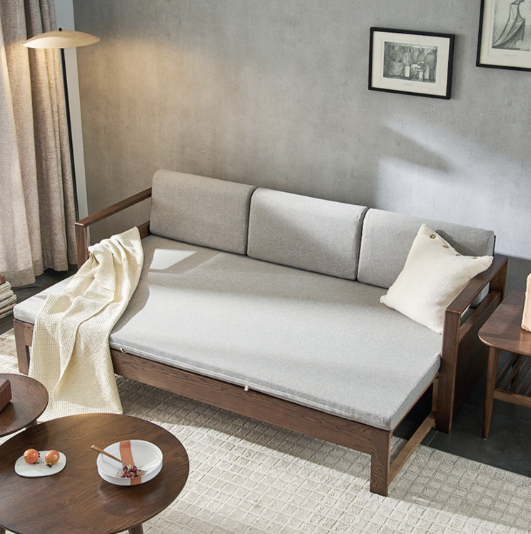 加莫胡桃沙發床B款 JM-A5066