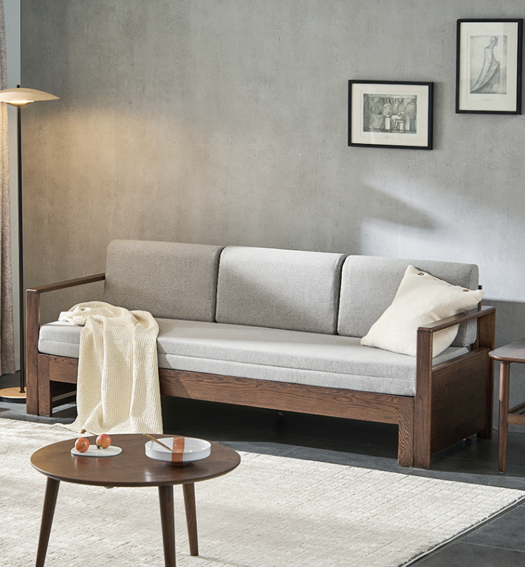 加莫胡桃沙發床B款 JM-A5066