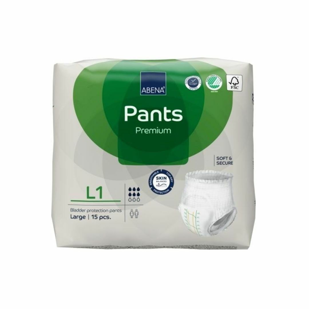 Abena 雅保 - L1 日用成人紙尿褲 (大) | (原箱6包 x 15片)