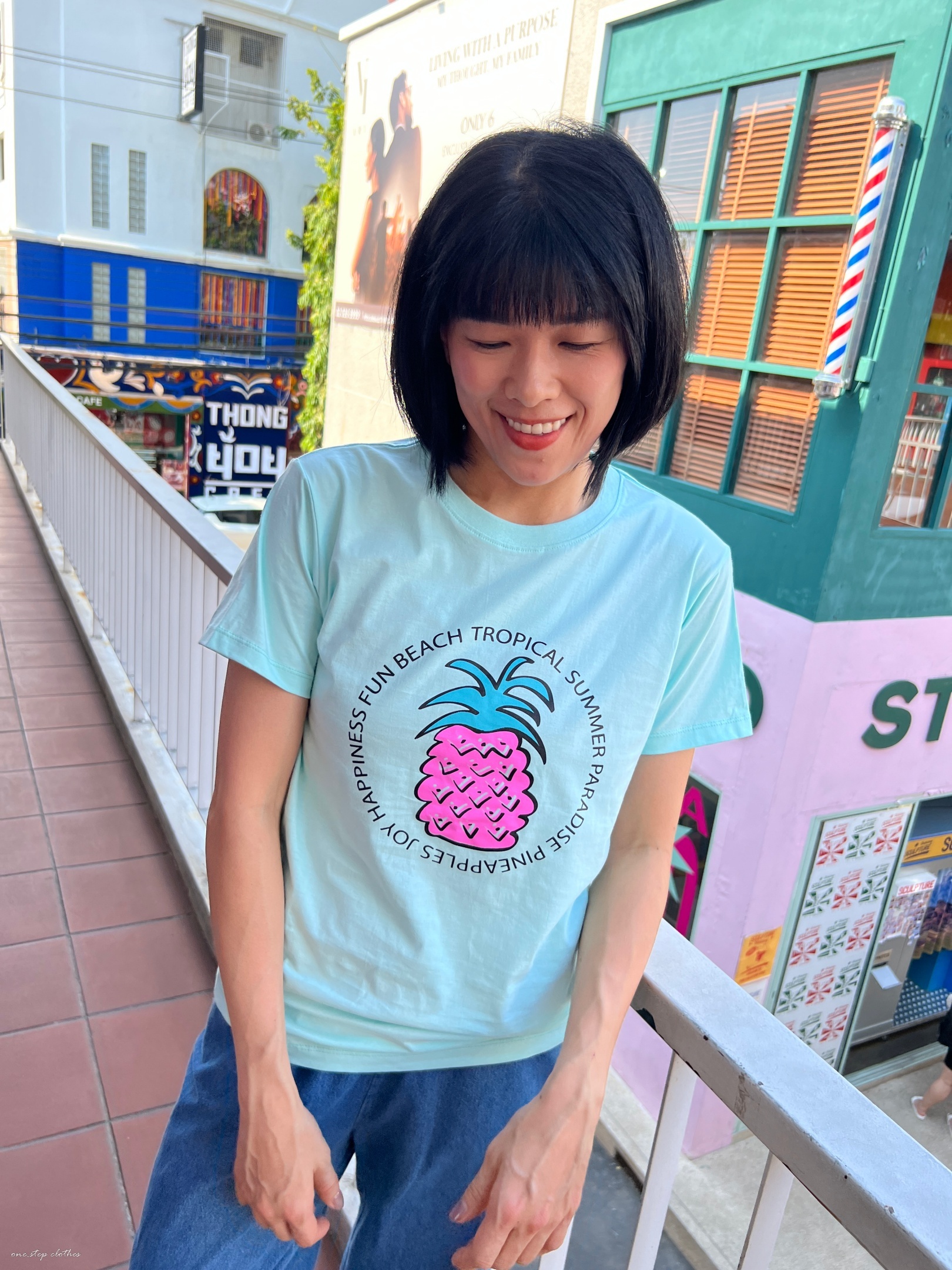 泰國清爽夏日鳳梨T