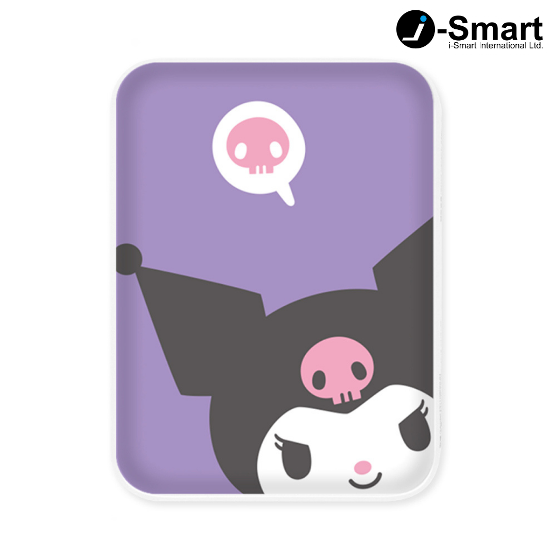 SANRIO-口袋行動電源-大臉系列-KUROMI