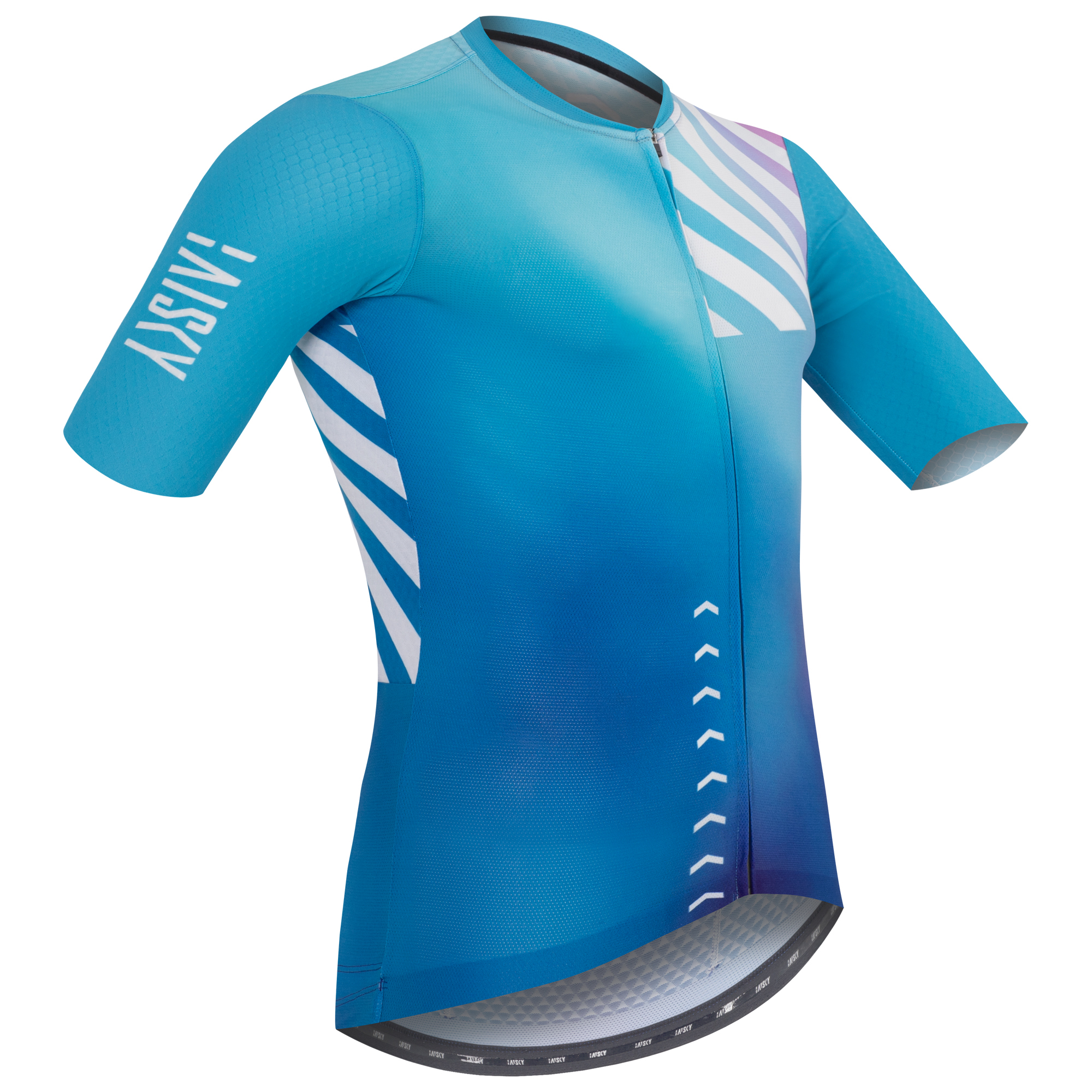 男款空力短車衣 幻象 藍