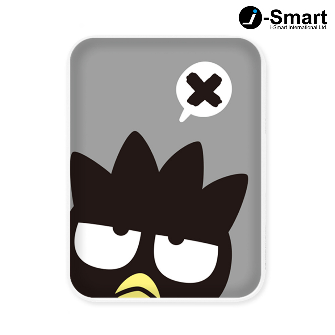 SANRIO-口袋行動電源-大臉系列-BAD BADTZ-MARU