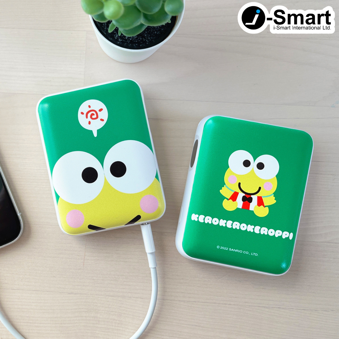 SANRIO-口袋行動電源-大臉系列-KEROKEROKEROPPI