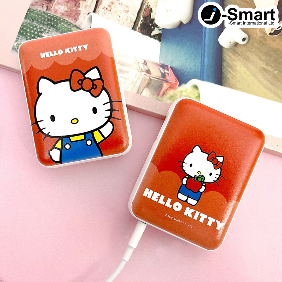 SANRIO-口袋行動電源-大頭系列-HELLO KITTY