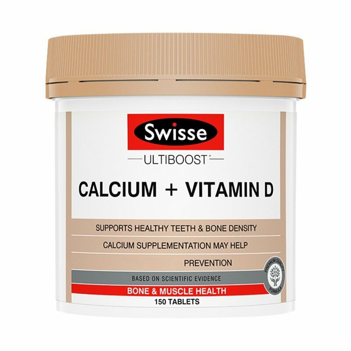 Swisse - Ultiboost 鈣 + 維生素 D 片 - 150粒（新包裝）