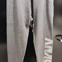[S] DKNY EXPLODED LOGO JOGGER,BLACK/HEATHER GREY/SILVER, DP2P1251-XHV (SD405)