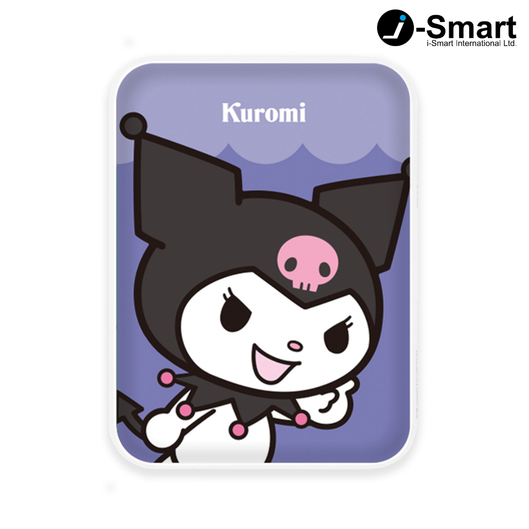 SANRIO-口袋行動電源-大頭系列-KUROMI