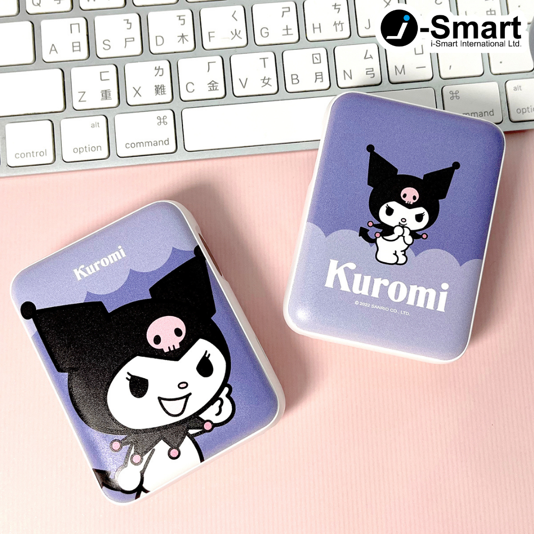 SANRIO-口袋行動電源-大頭系列-KUROMI