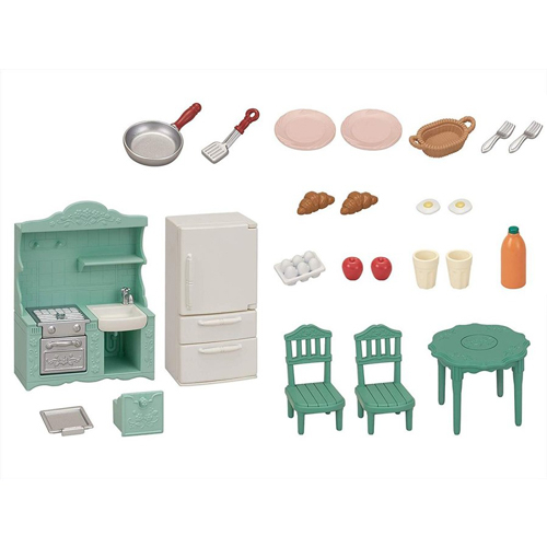 《 森林家族 -日版 》廚房餐廳家具組