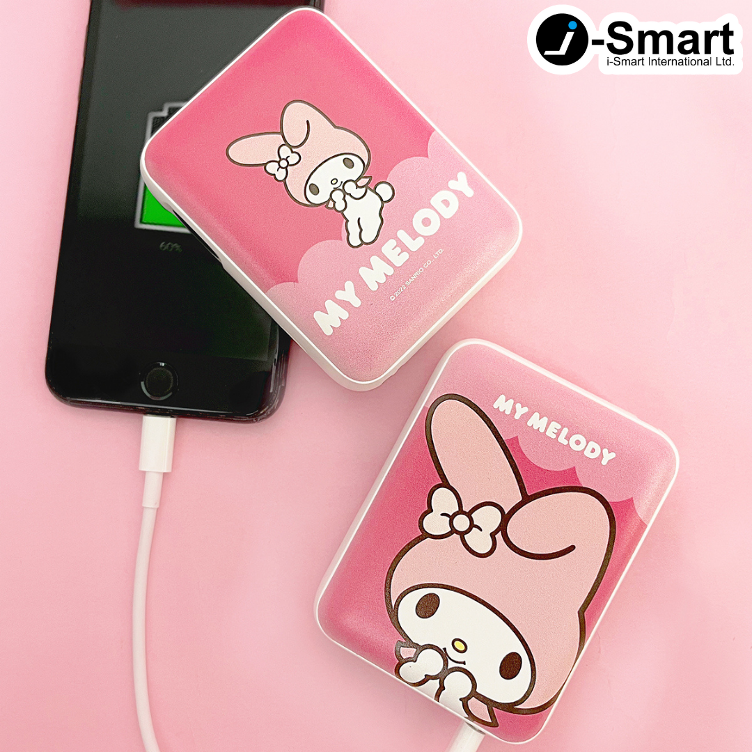 SANRIO-口袋行動電源-大頭系列-MY MELODY