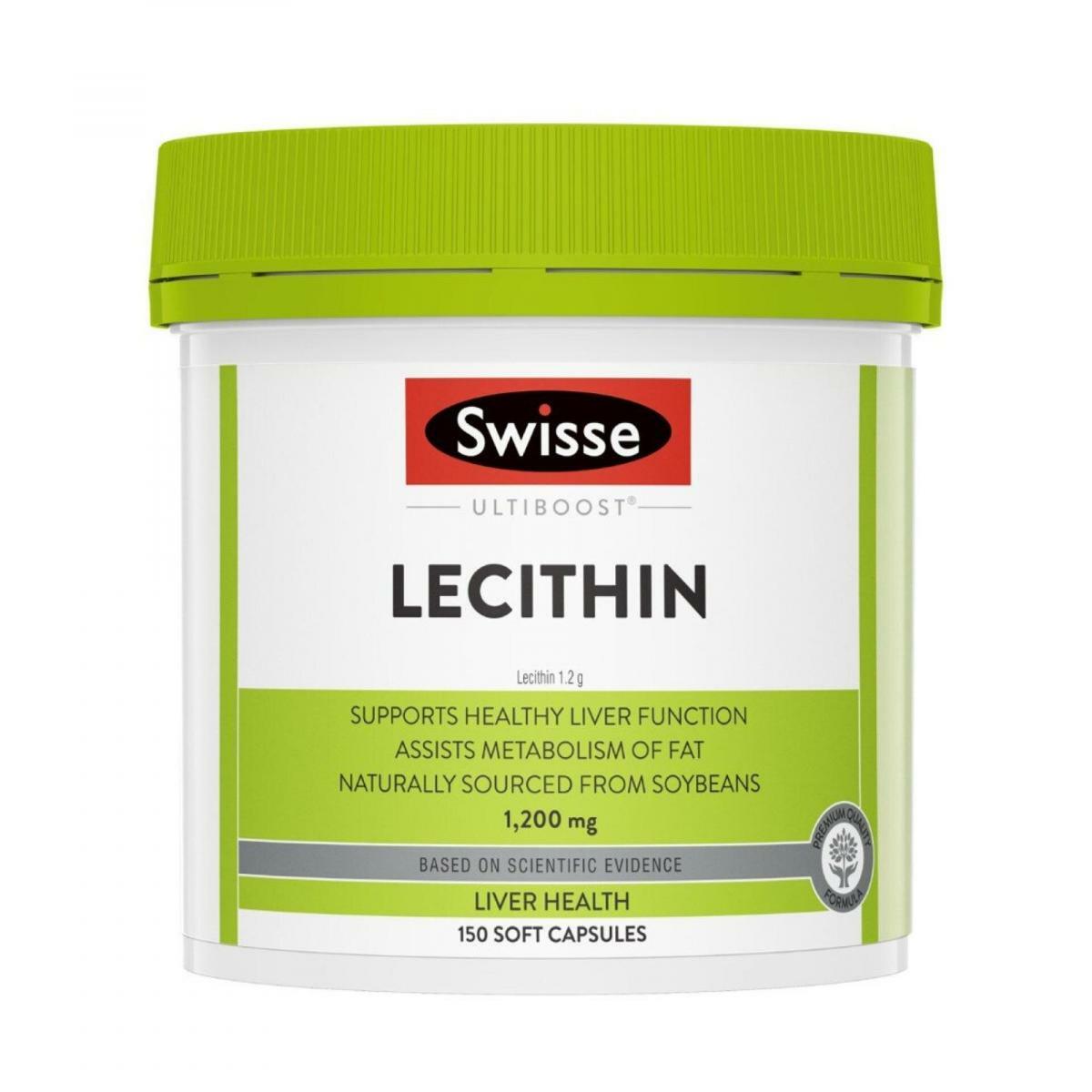 Swisse - Ultiboost 大豆卵磷脂膠囊 (保肝護肝) 150粒 (平行進口) 新包裝