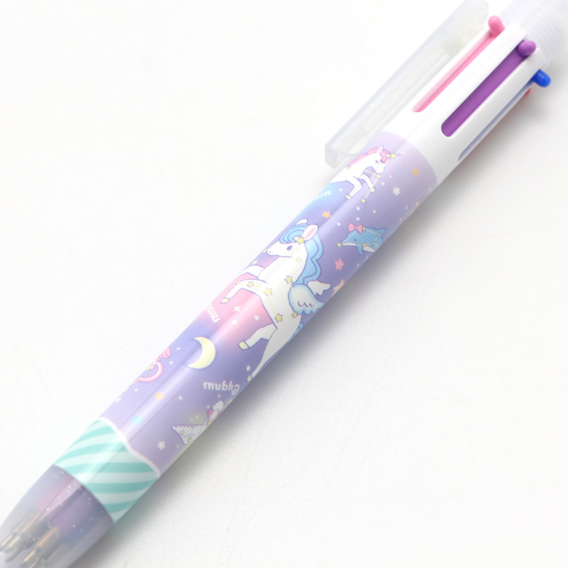 【日本Mother Garden】( 方格筆記本 B5 / 6色原子筆 / 尺 17cm / B5墊板 ) 獨角獸