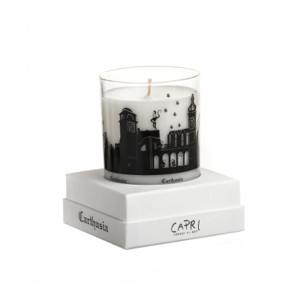 義大利 Carthusia｜勿忘卡希亞香氛蠟燭300g/Capri Forget Me Not-良品出清-售出不退