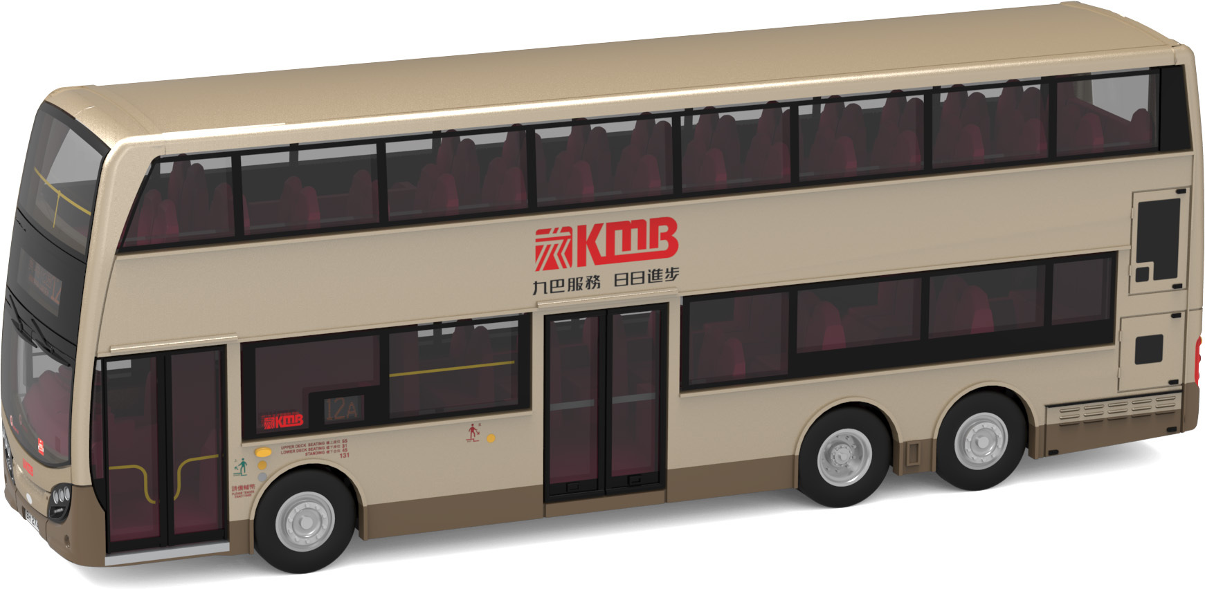 Tiny 城市 合金車仔 - 九巴 ADL Enviro500 MMC (12A) (經銷商版本）