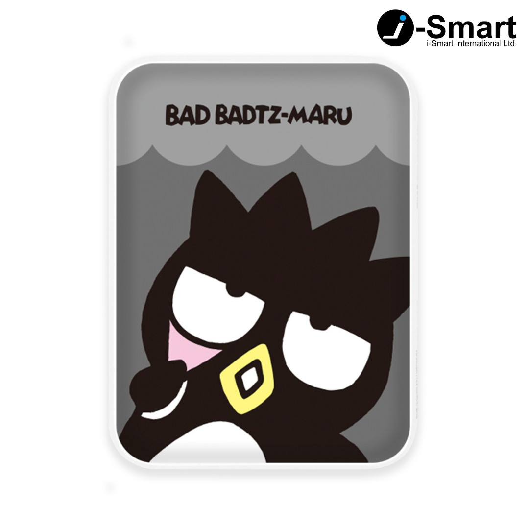 SANRIO-口袋行動電源-大頭系列-BAD BADTZ-MARU