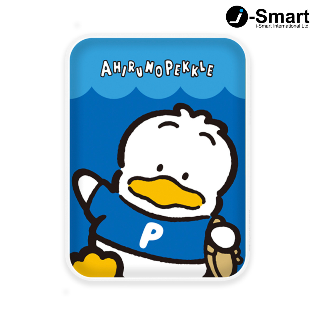SANRIO-口袋行動電源-大頭系列-AHIRUNOPEKKLE