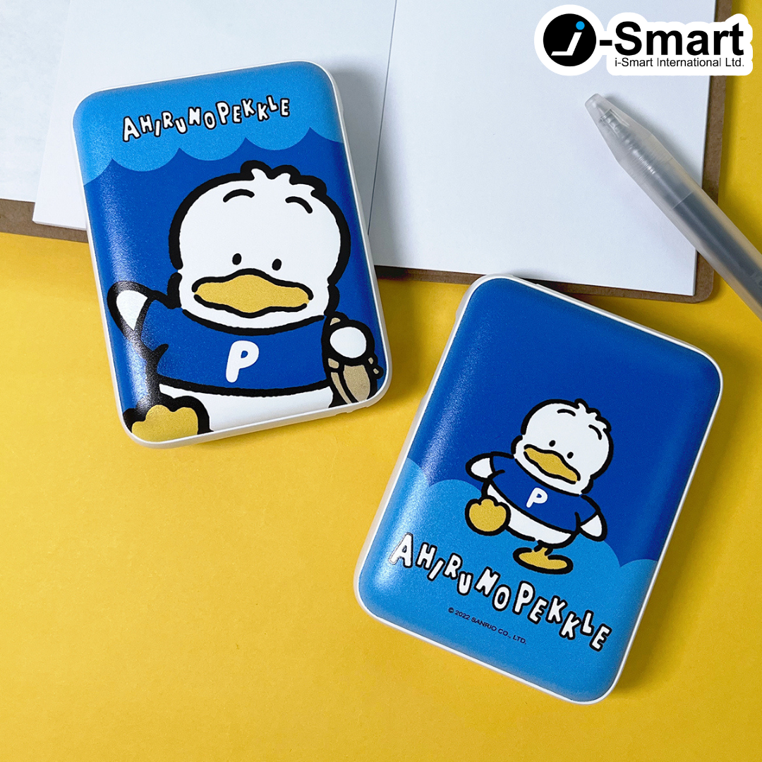 SANRIO-口袋行動電源-大頭系列-AHIRUNOPEKKLE