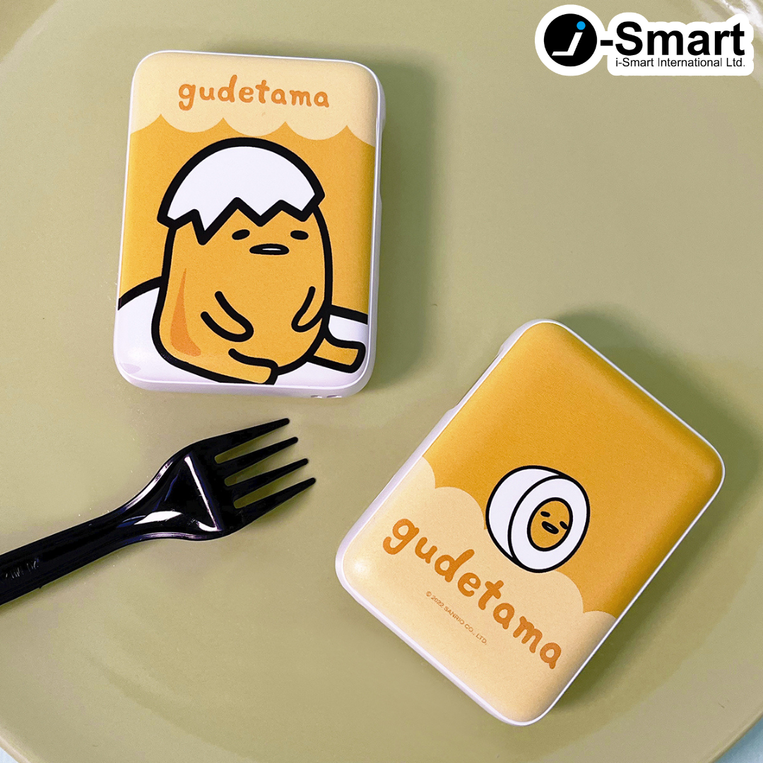 SANRIO-口袋行動電源-大頭系列-GUDETAMA