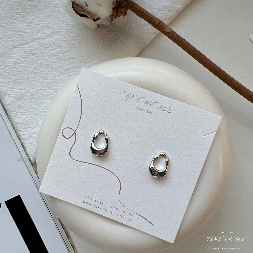無拘無束｜全純銀耳環