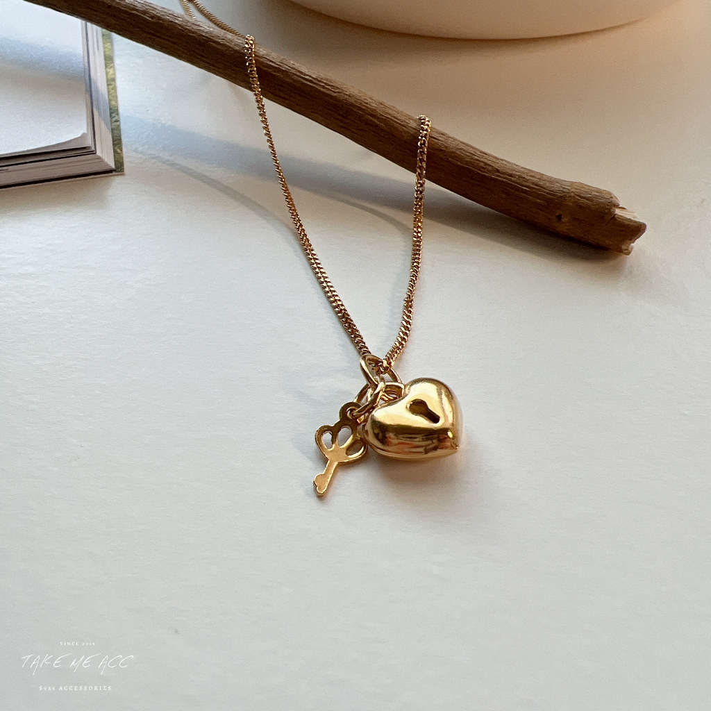 愛心鑰匙｜純銀項鍊