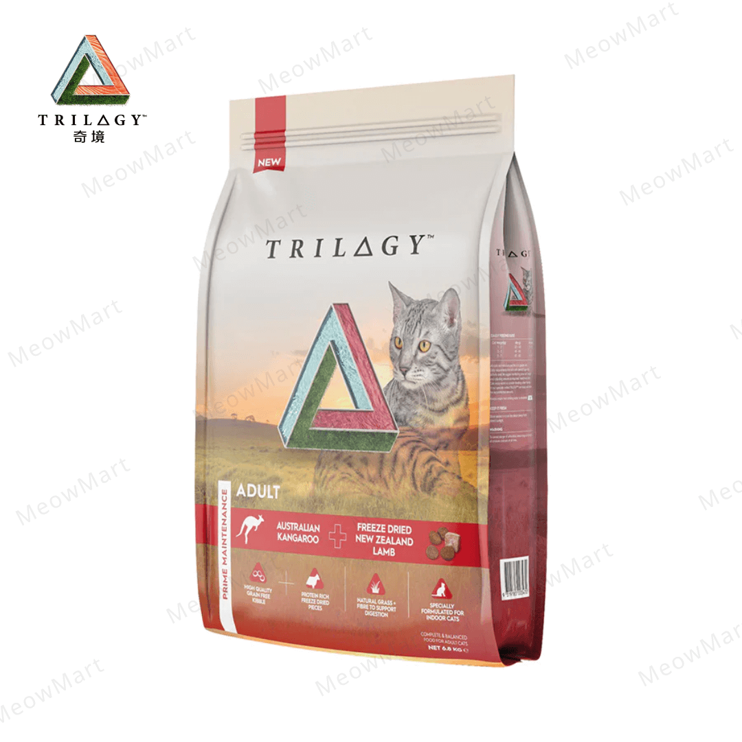 Trilogy™ 奇境 – 澳洲野生袋鼠＋5%紐西蘭羊肺凍乾無穀成貓糧 5kg