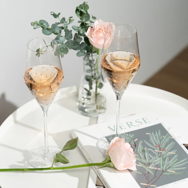 𝐆𝐑𝐀𝐍𝐃𝐈｜極光260會呼吸的香檳杯260ml-2入組