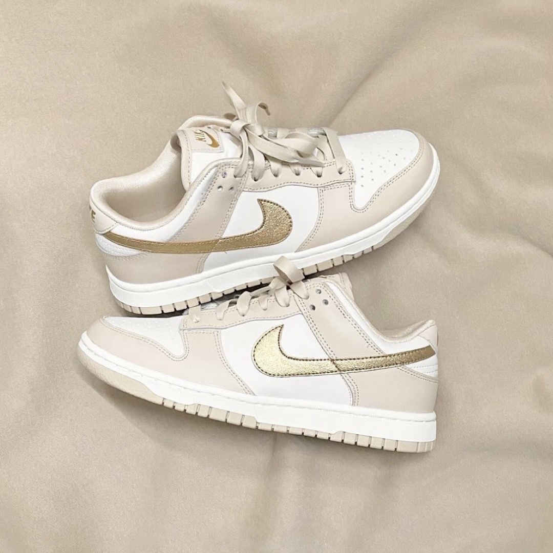 NIKE DUNK LOW 金箔奶茶 金勾 細閃 DX5930-001