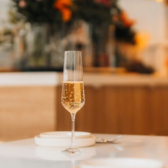 𝐆𝐑𝐀𝐍𝐃𝐈｜仙女座無鉛水晶香檳杯200ml-2入組