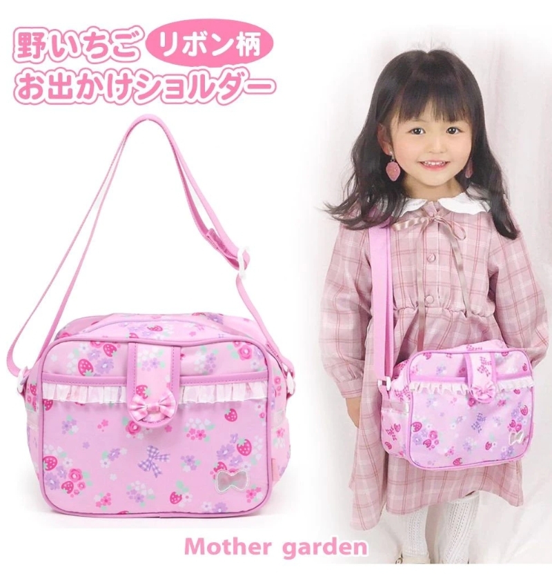 【日本Mother Garden】( 提包 / 大束口袋 / 鞋袋 / 單肩包 ) 花緞帶