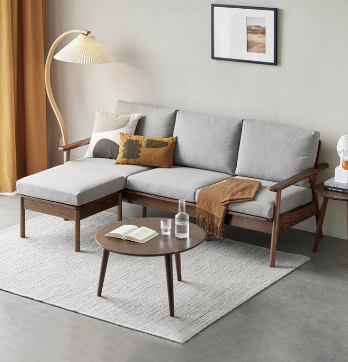 西雅圖胡桃沙發 XYTB-G1061