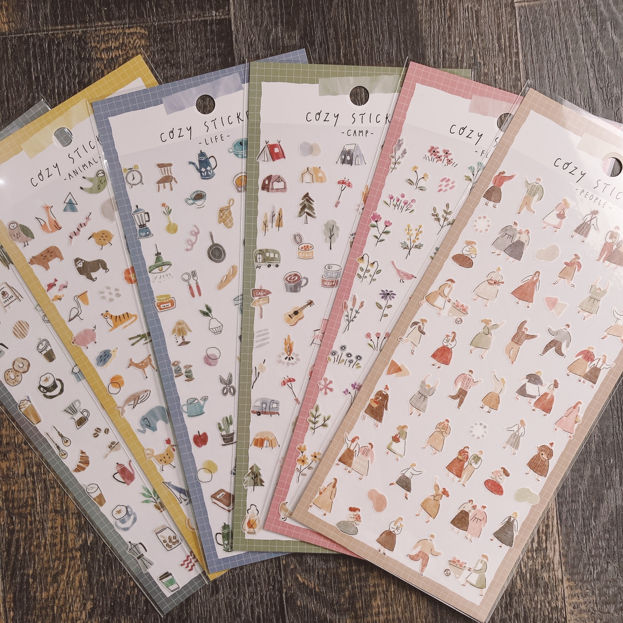 Mind Wave｜Cozy Sticker 手帳貼紙