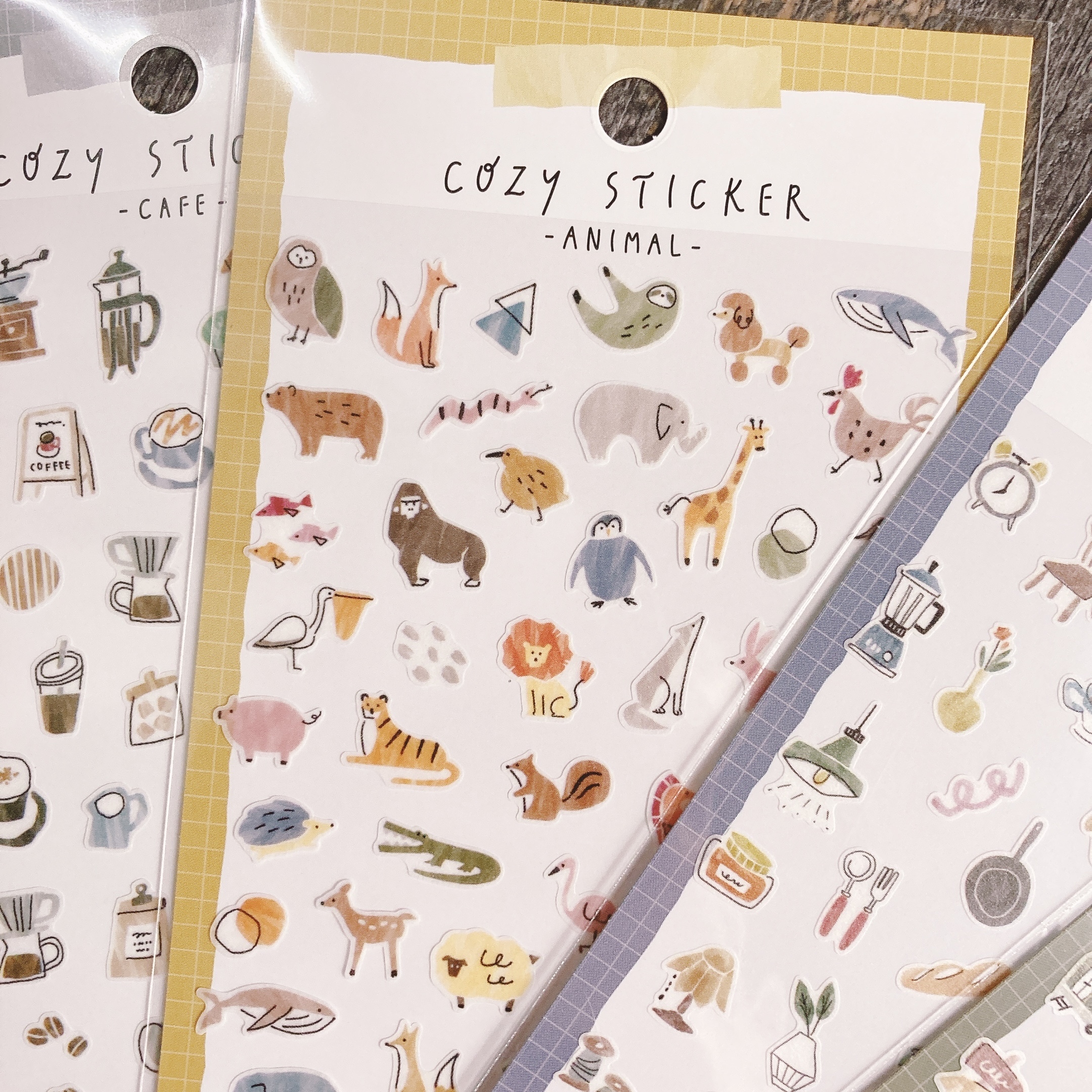 Mind Wave｜Cozy Sticker 手帳貼紙