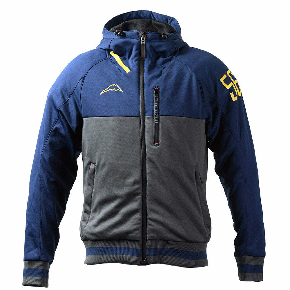 56DESIGN x KUSHITANI 聯名款三季外套，撞色設計