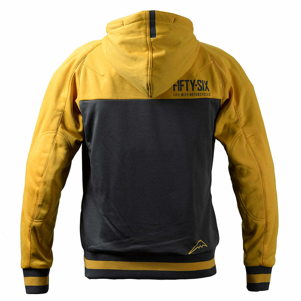 56DESIGN x KUSHITANI 聯名款三季外套，撞色設計