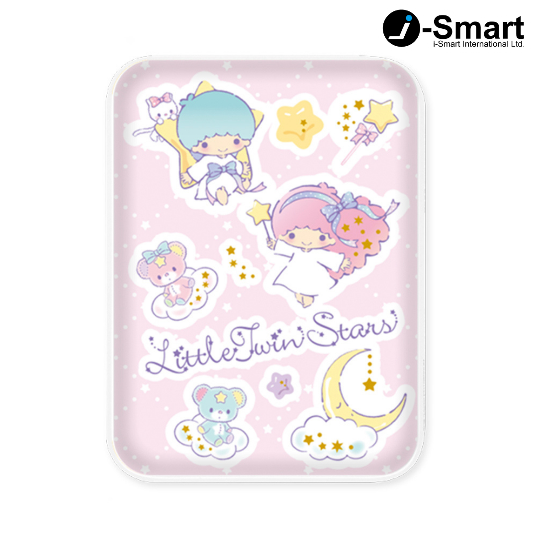 SANRIO-口袋行動電源-貼紙系列-LITTLE TWIN STARS
