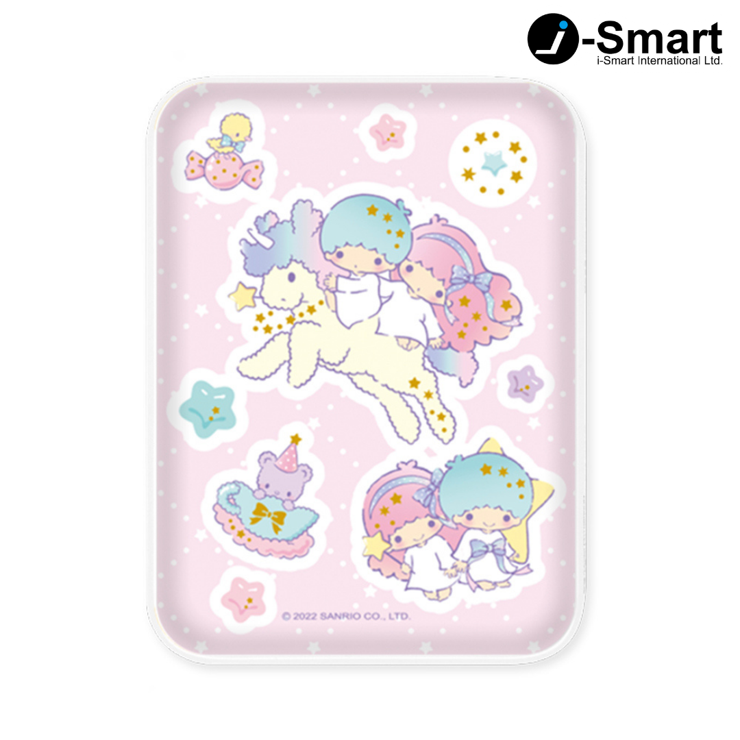 SANRIO-口袋行動電源-貼紙系列-LITTLE TWIN STARS