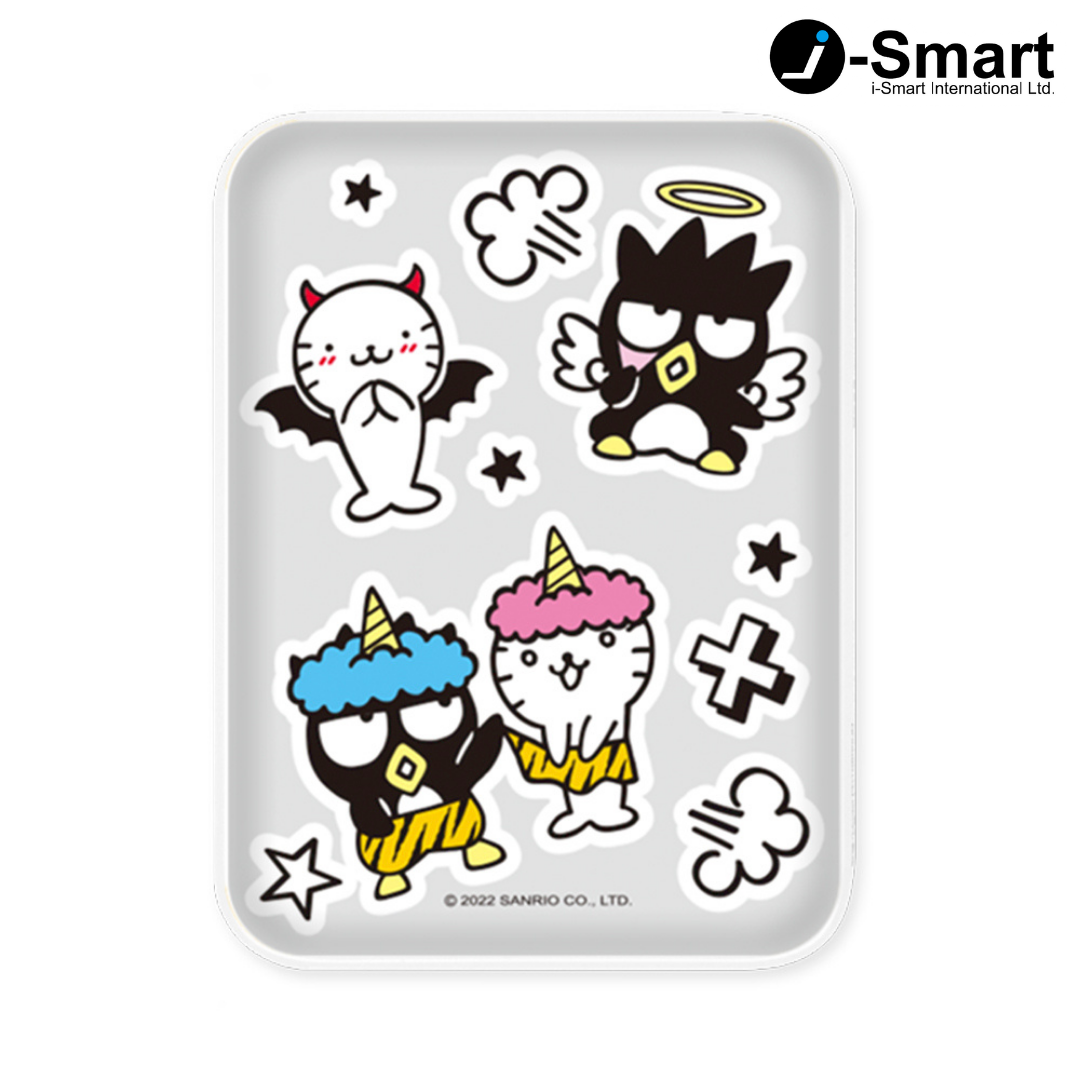 SANRIO-口袋行動電源-貼紙系列-BAD BADTZ-MARU