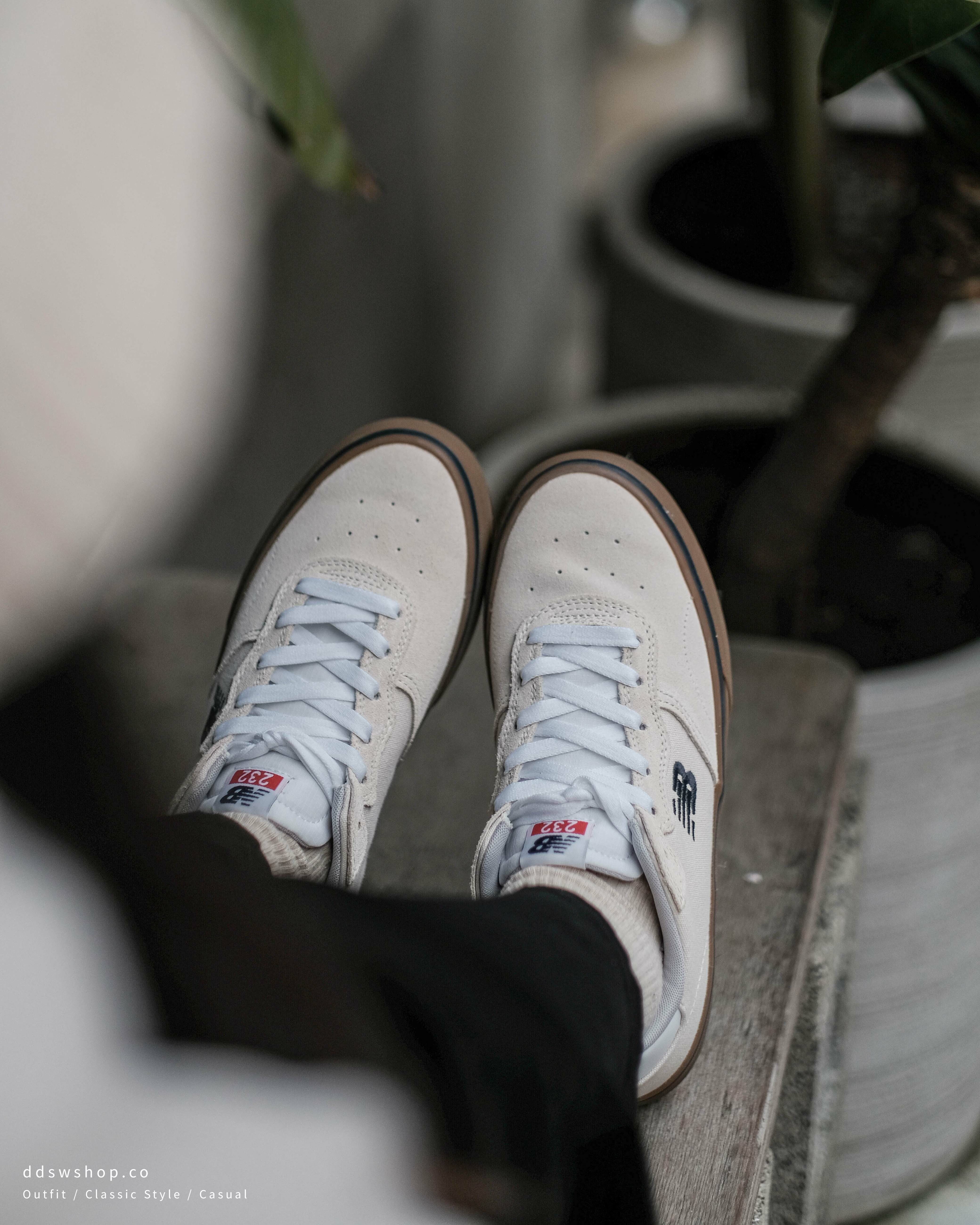 "代購" New Balance 232 板鞋 帆布鞋 米白 米灰 焦糖底 AM232WGH