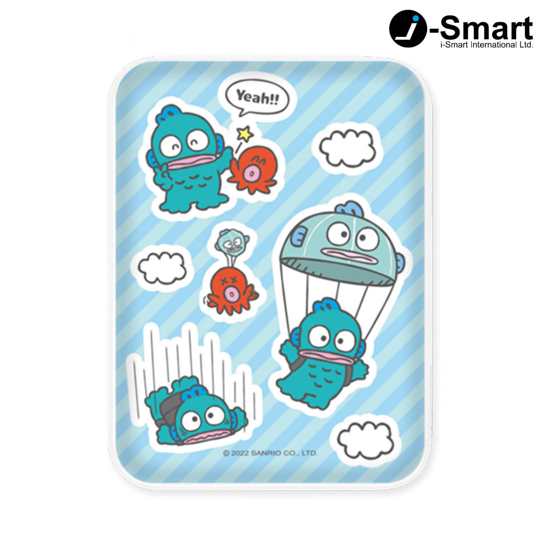 SANRIO-口袋行動電源-貼紙系列-HANGYODON